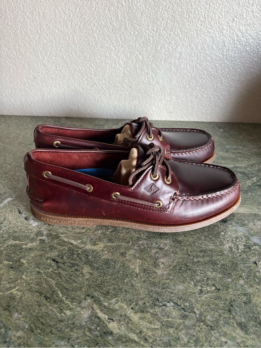 NEW! Sperry Men’s Boat Shoes 8.5 M 0195214 2-eyed Amaretto brown